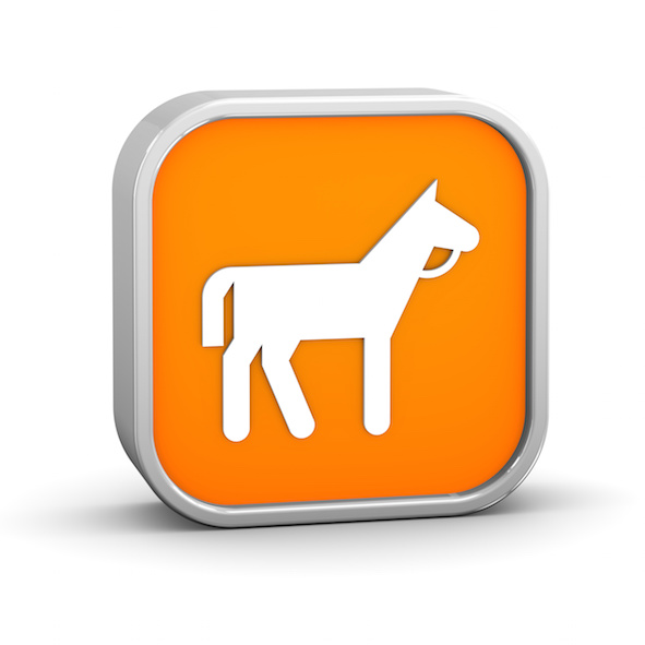 horse trailer reversing course